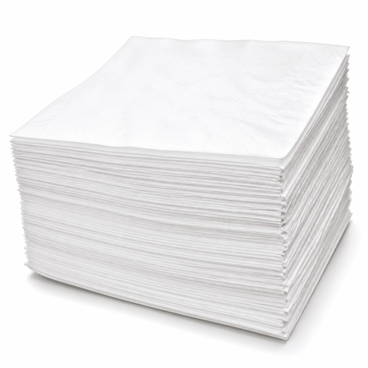 Feuilles absorbantes monocouche hydrocarbures