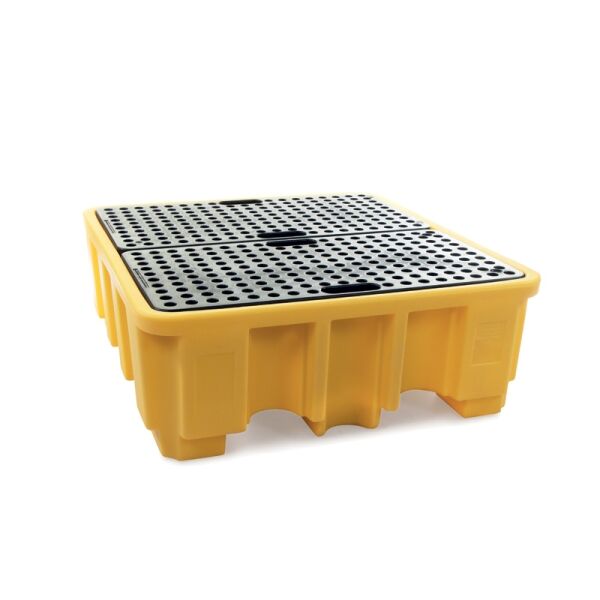 Bac de rétention polyéthylène - 4 fûts - 485 litres