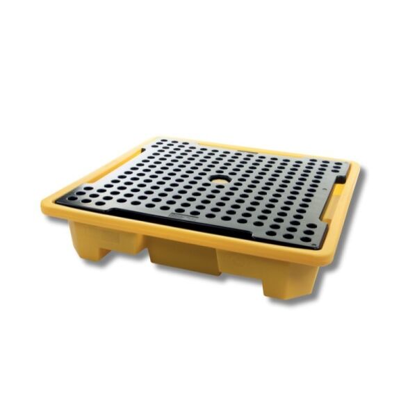 Bac de rétention polyéthylène - 4 fûts - 249 litres - Emboîtable