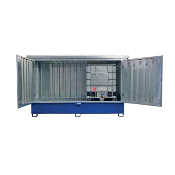 Conteneur de rétention en acier 2 IBC