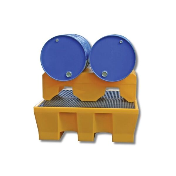 Support en polyéthylène  pour 2 fûts 220 litres