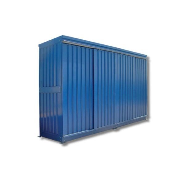 Entrepôt de stockage avec rétention